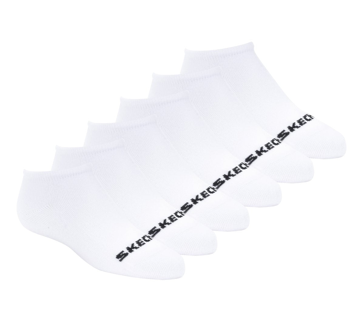 Cotton No-Show Socks - 6 Pack / Skechers Kids|Clothing