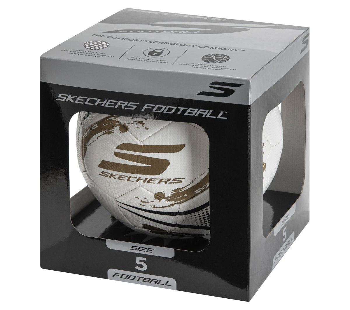 Hex Brushed Size 5 Soccer Ball / Skechers Clothing