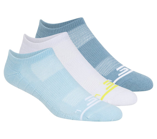 3 Pack Women's No Show Premium Basic Socks / Skechers Clothing