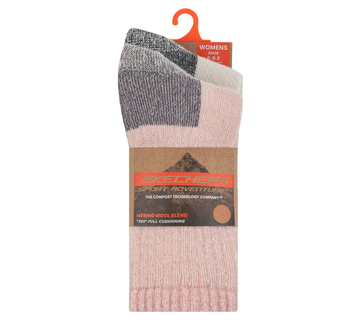 2 Pack Women's Crew Wool Socks / Skechers Clothing
