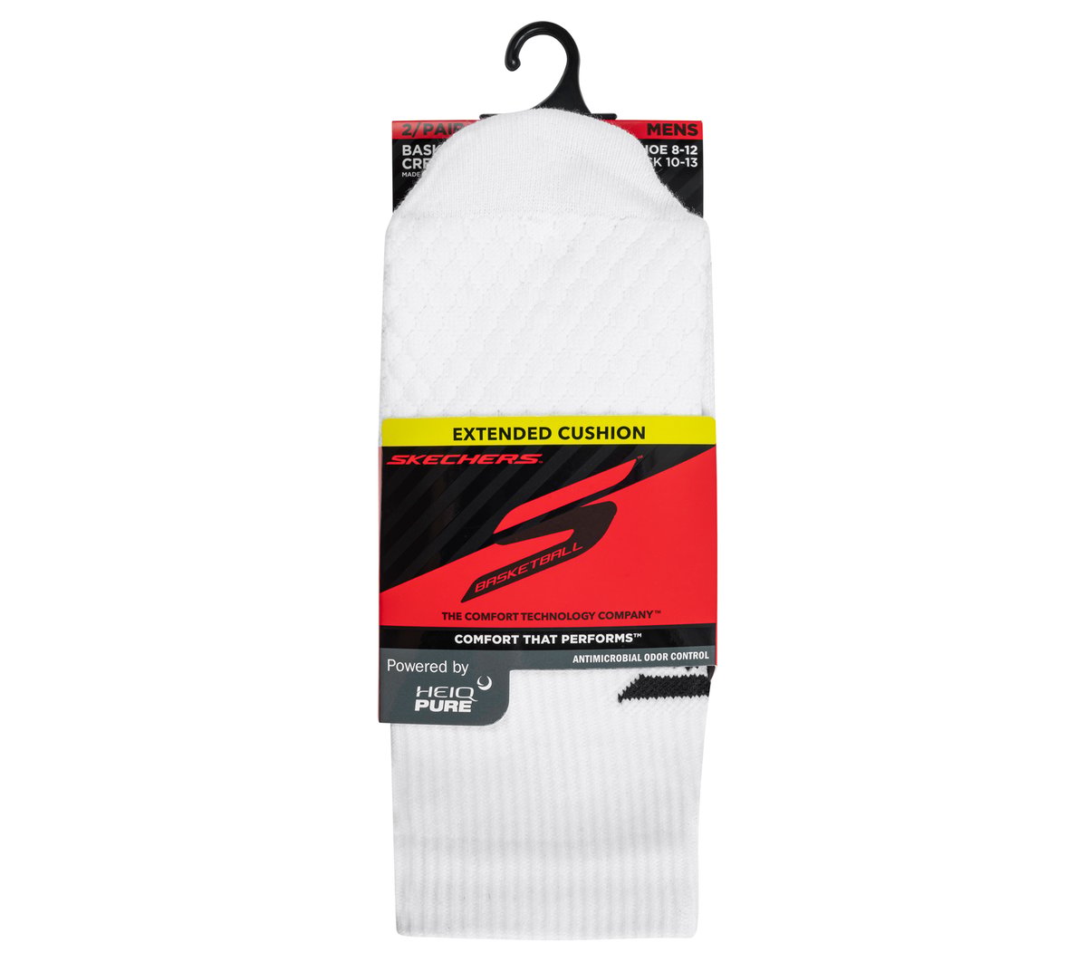 2 Pack Performance Basketball Crew Socks / Skechers Clothing