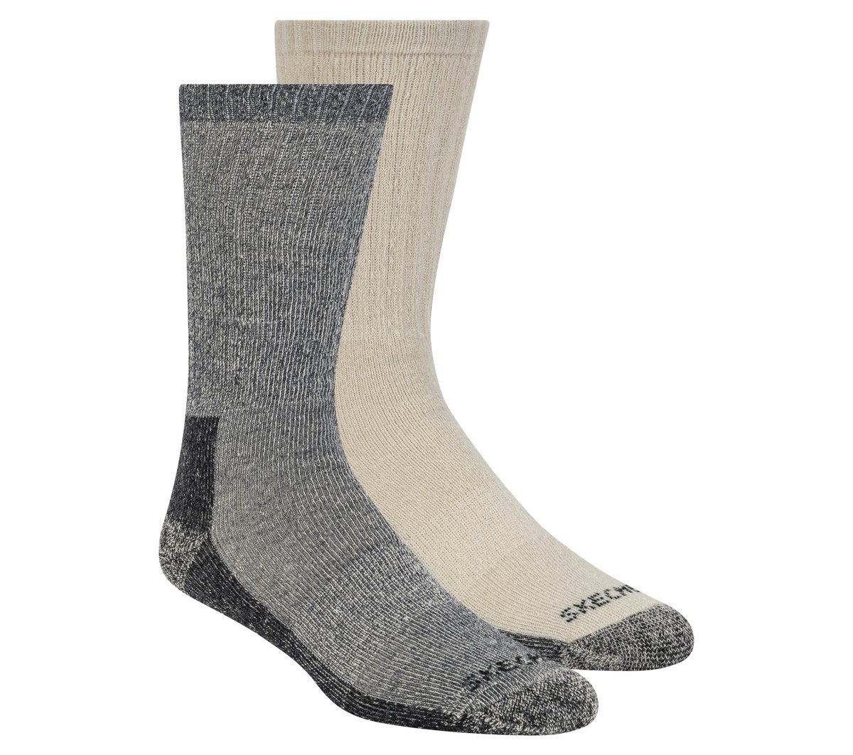 2 Pack Men's Crew Wool Socks / Skechers Clothing