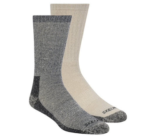 2 Pack Men's Crew Wool Socks / Skechers Clothing