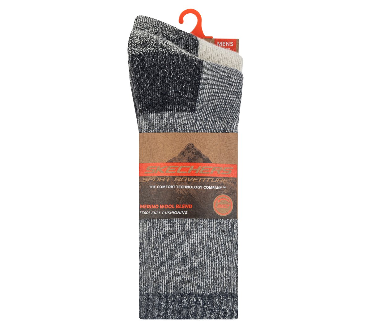 2 Pack Men's Crew Wool Socks / Skechers Clothing