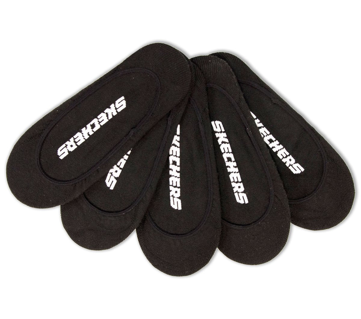 5 Pack Non Terry Solid Liner Socks / Skechers Clothing