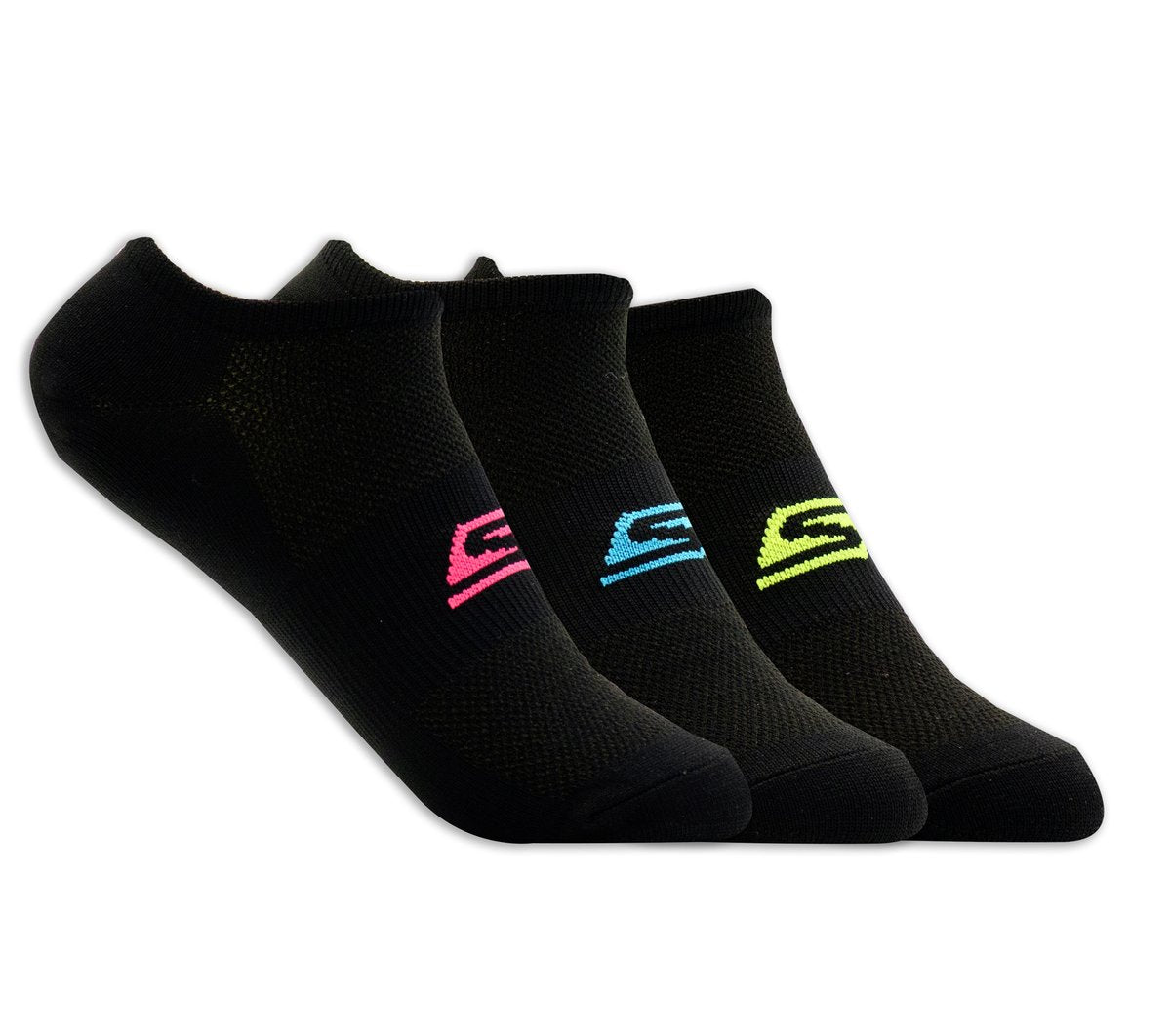 3 Pack No Show Stretch Socks / Skechers Clothing