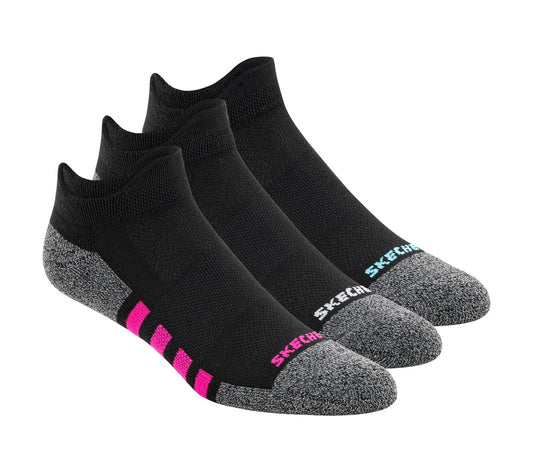 Work: Lowcut Heel Tab Socks - 3 Pack / Skechers Clothing