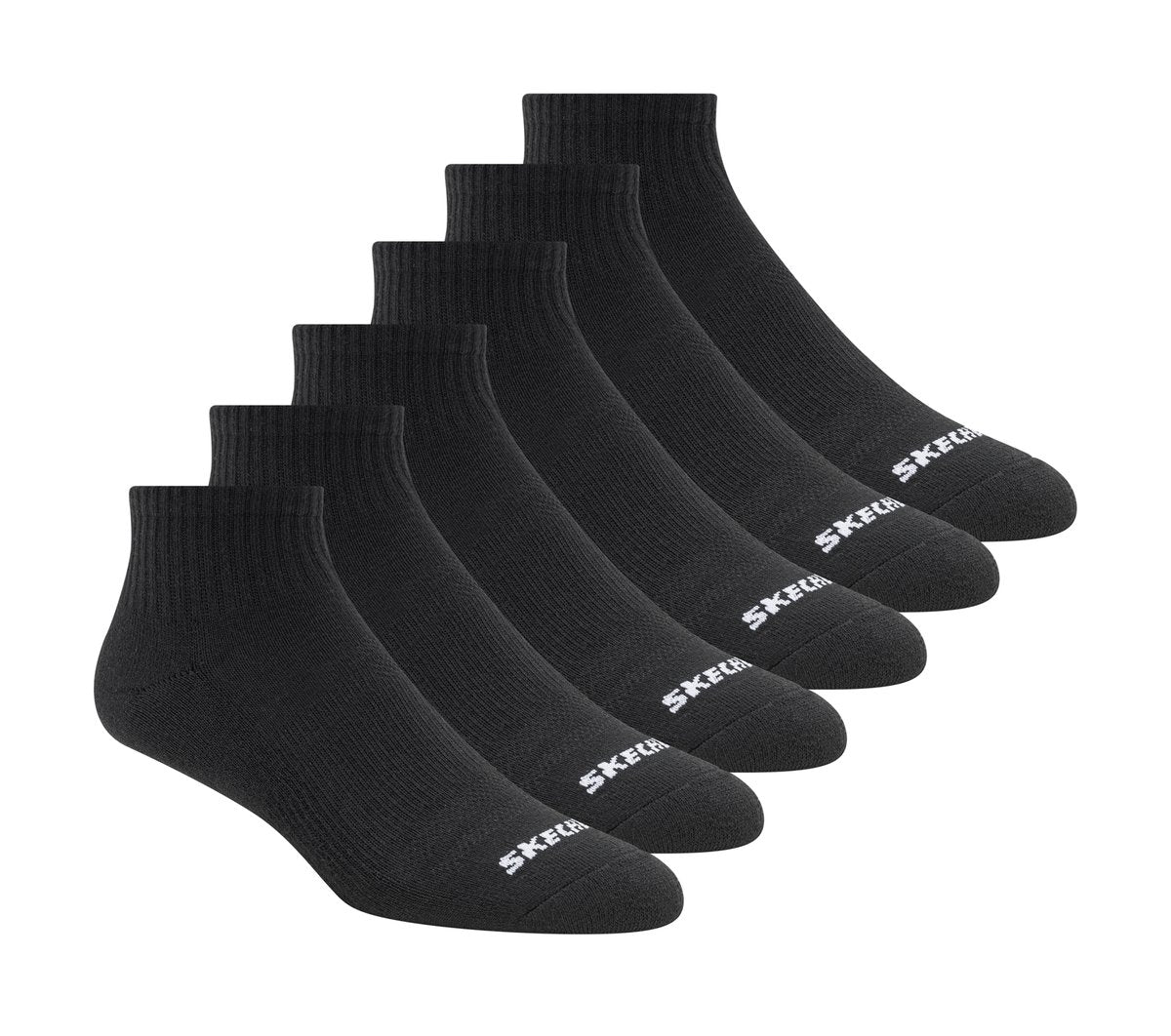6 Pack Core Quarter Medium Socks / Skechers Clothing