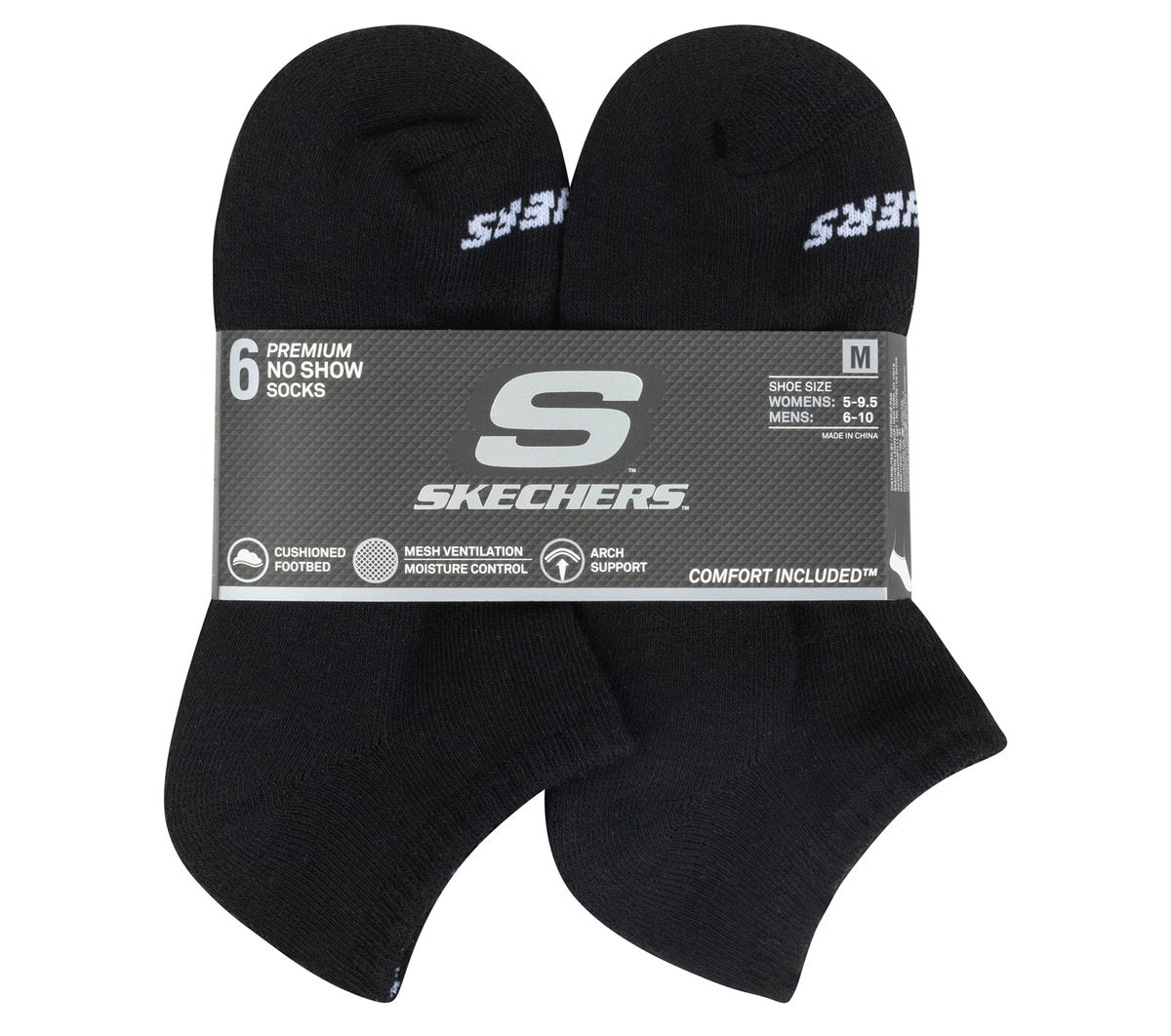 6 Pack Core Low Cut Medium Socks / Skechers Clothing