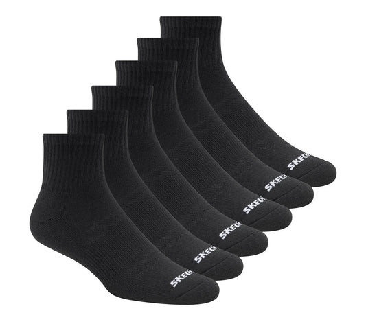6 Pack Core Quarter Large Socks / Skechers Clothing