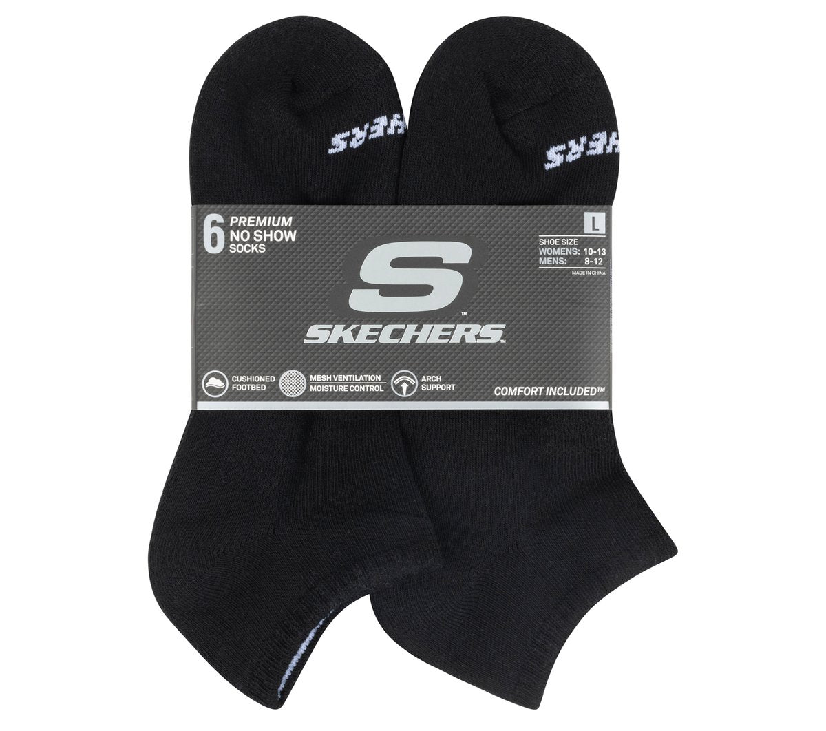 6 Pack Core Low Cut Large Socks / Skechers Clothing
