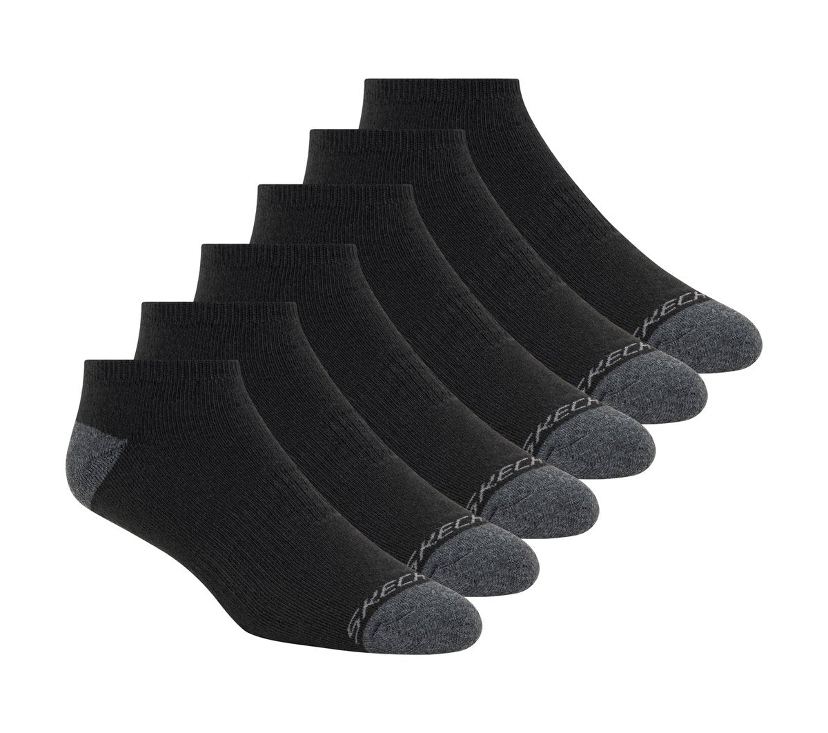 6 Pack Walking Low Cut Socks / Skechers Clothing