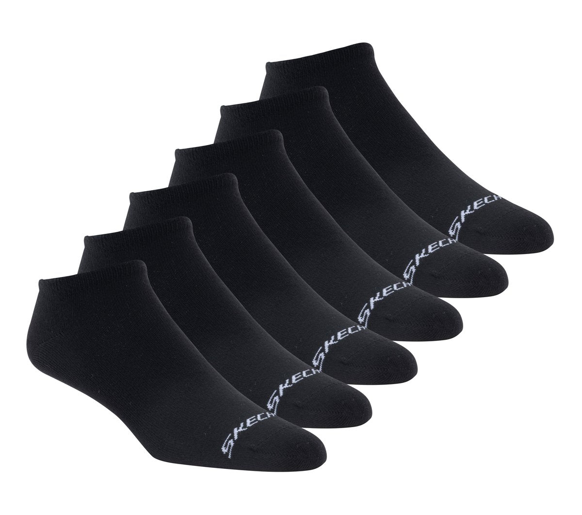 6 Pack Men's Cotton No Show Socks / Skechers Clothing