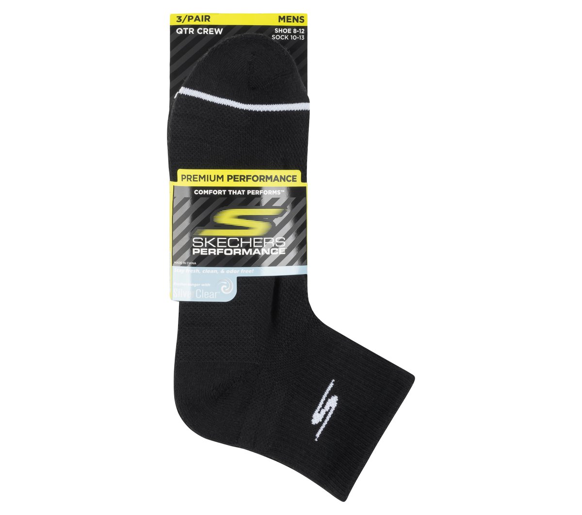 Quarter Premium Basic Socks - 3 Pack / Skechers Clothing