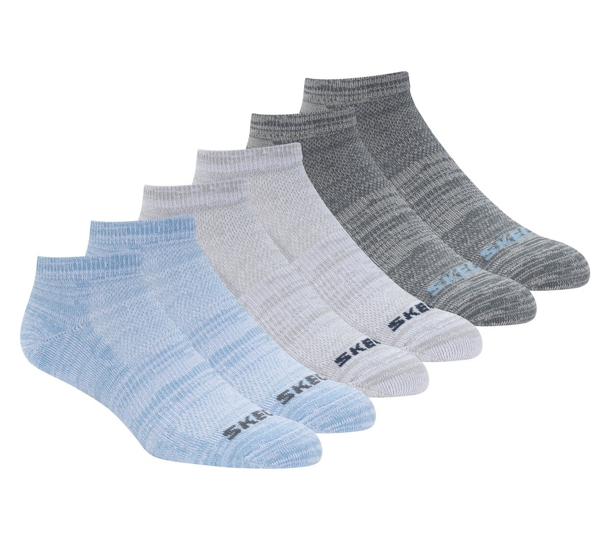 6 Pack Low Cut Non Terry Socks / Skechers Clothing
