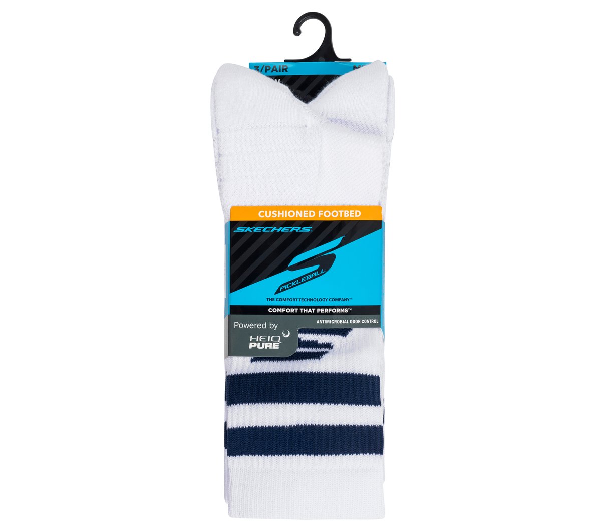 3 Pack Performance Pickleball Crew Socks / Skechers Clothing