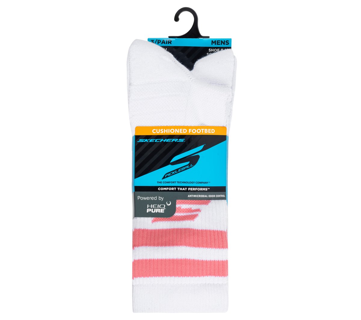 3 Pack Performance Pickleball Crew Socks / Skechers Clothing