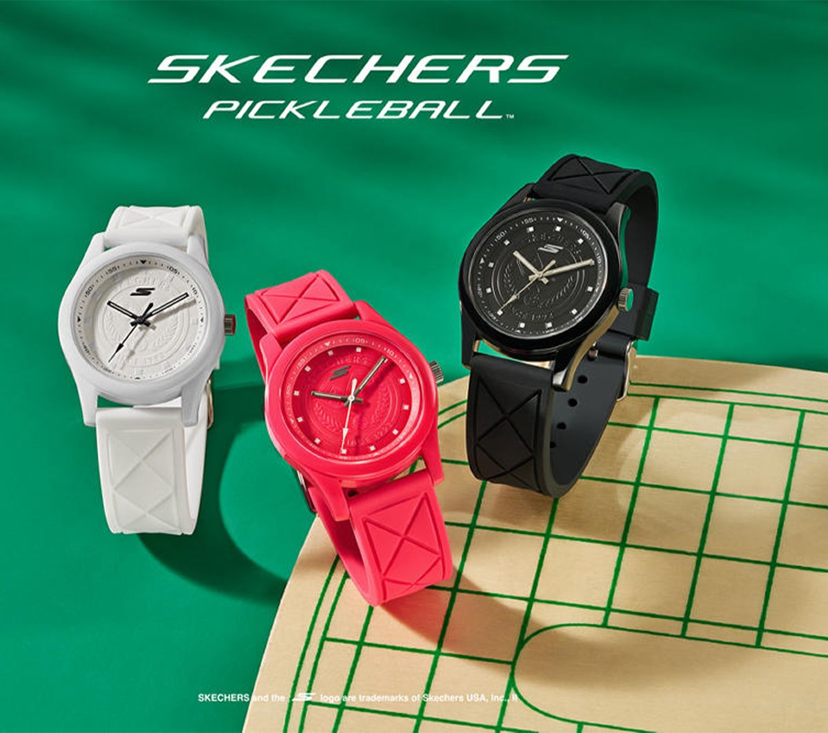 Pickleball Dial Quilt Watch / Skechers Clothing