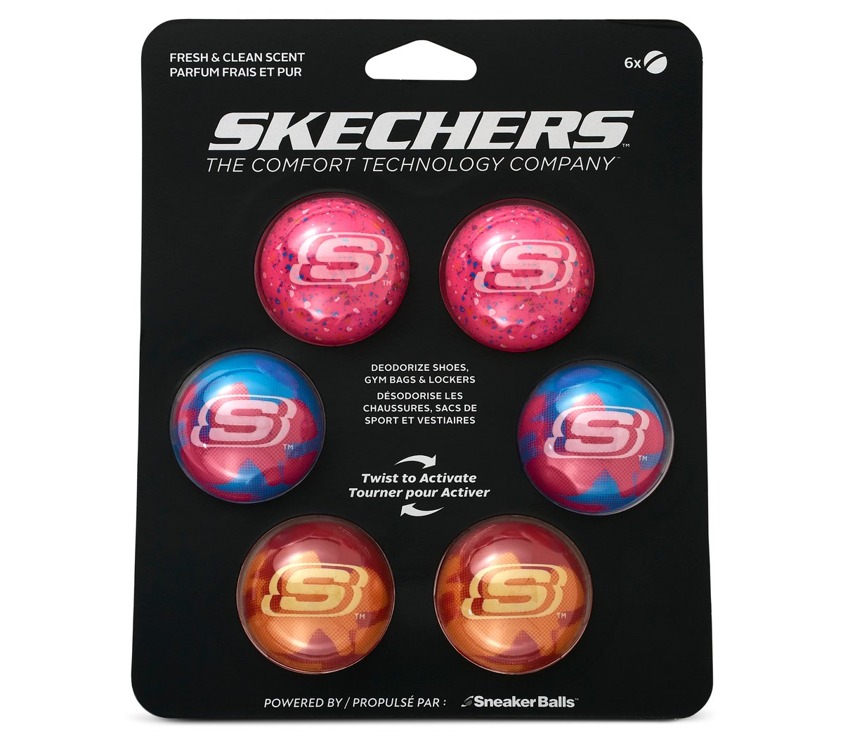 6 Pack SKX Sneaker Balls / Skechers Clothing