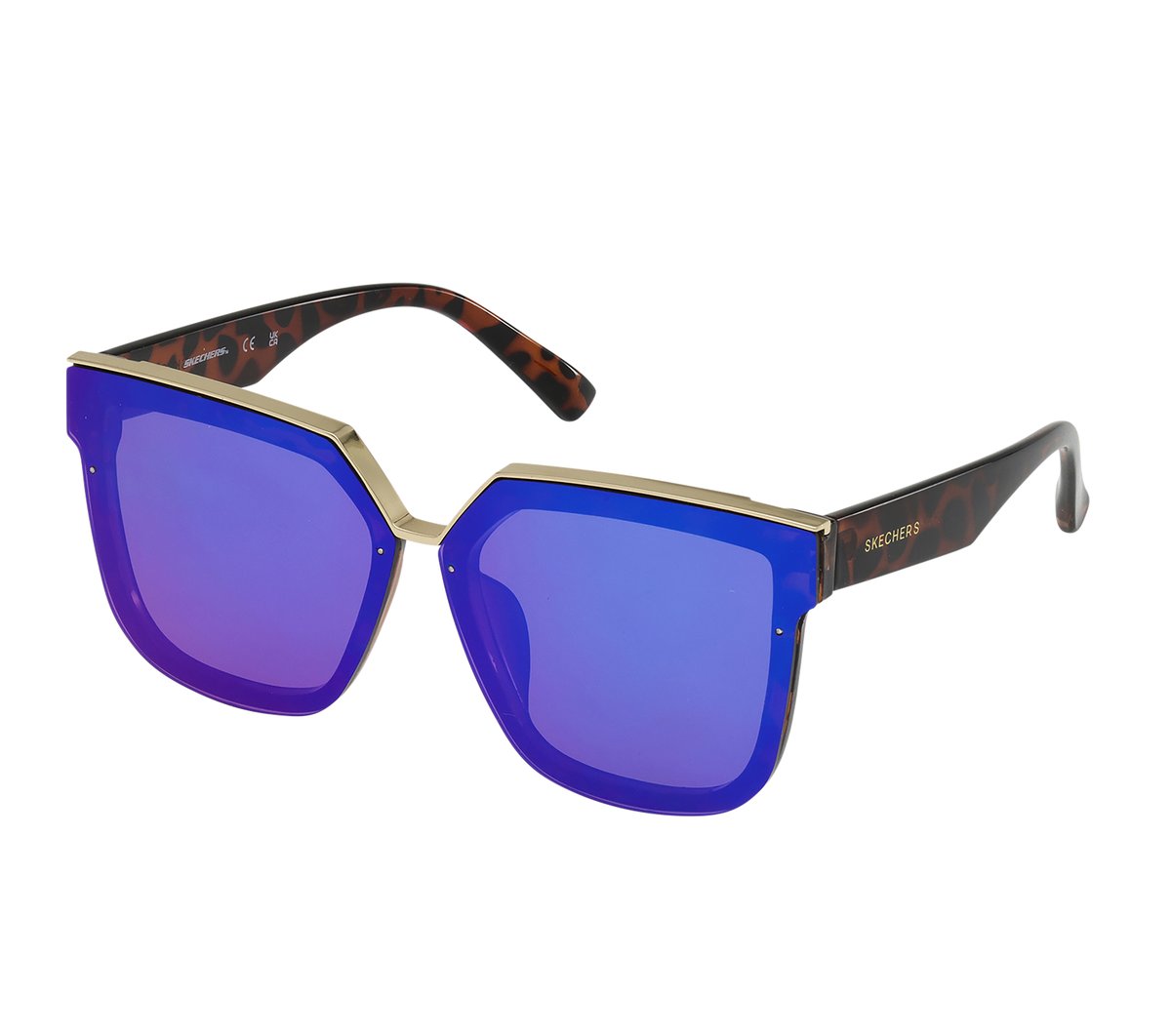Square Mirrored Sunglasses / Skechers Clothing