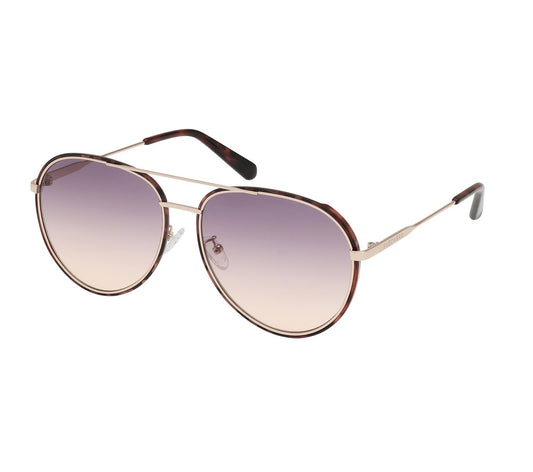 Rounded Metal Aviator Sunglasses / Skechers Clothing