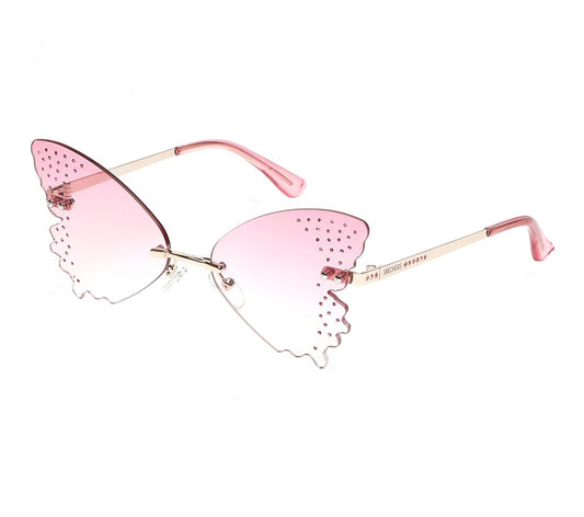 Rimless Butterfly Sunglasses / Skechers Clothing