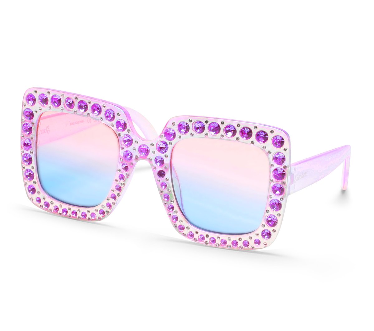 Square Rhinestone Sunglasses / Skechers Clothing