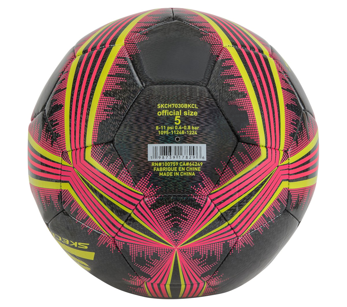 Hex Multi Mini Stripe Size 5 Soccer Ball / Skechers Clothing
