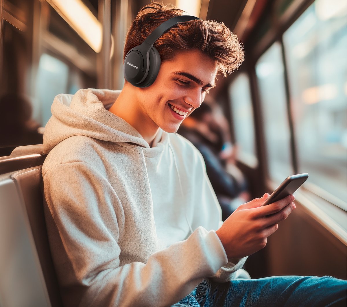 Wireless Over Ear Headphones / Skechers Clothing